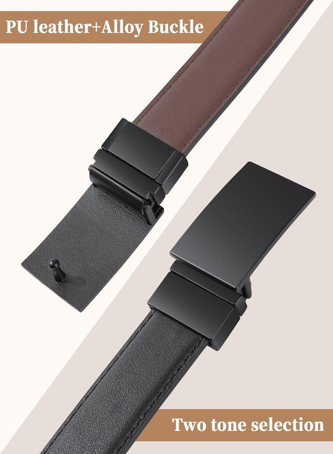 Kajeer Reversible Kids Belts for Boys, Durable PU Metal Buckle Leather Belt Toddler Youth Belt for School Uniform Casual (Black,Fit Waist: 17"-22") - Image 3