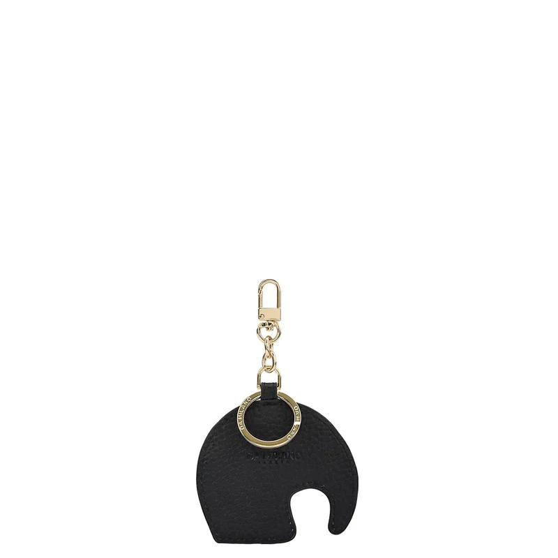 Wax Snake Leather Bag Hanging - Black