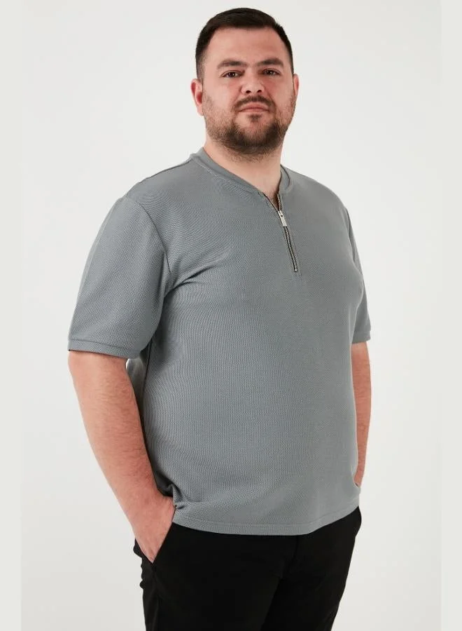 Buratti  Buratti Plus Size Cotton Regular Fit T Shirt Men's T-Shirt 5902653B for Men | Best Price UAE