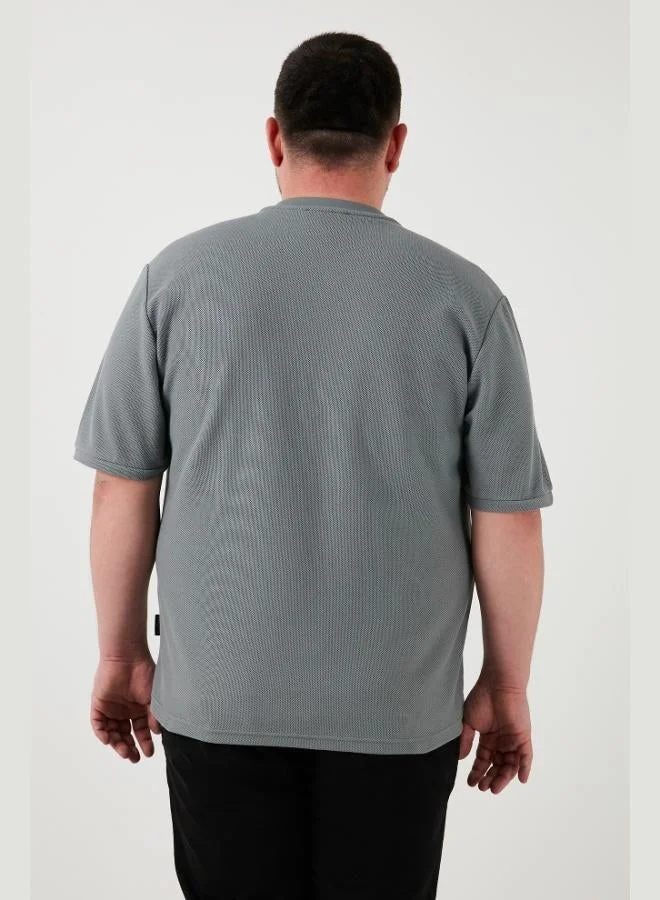 Buratti  Buratti Plus Size Cotton Regular Fit T Shirt Men's T-Shirt 5902653B for Men | Best Price UAE