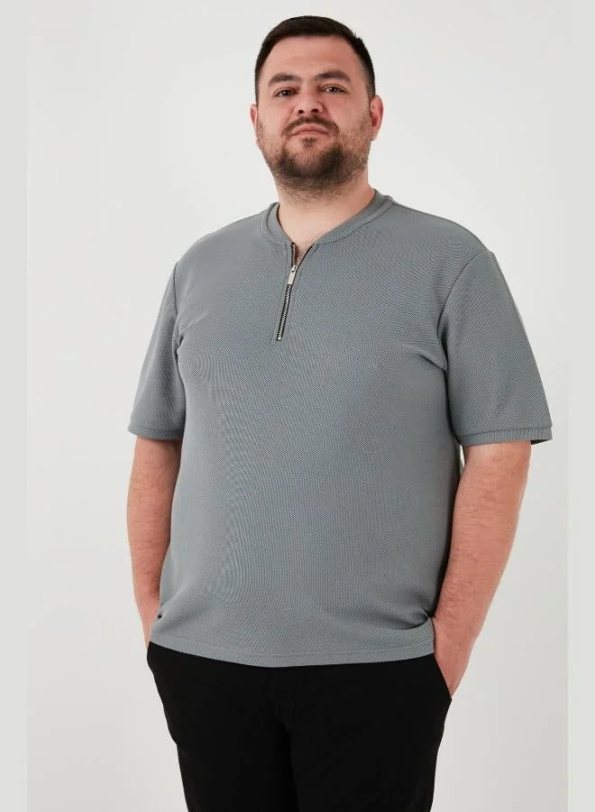 Buratti Plus Size Cotton Regular Fit T Shirt Men's T-Shirt 5902653B