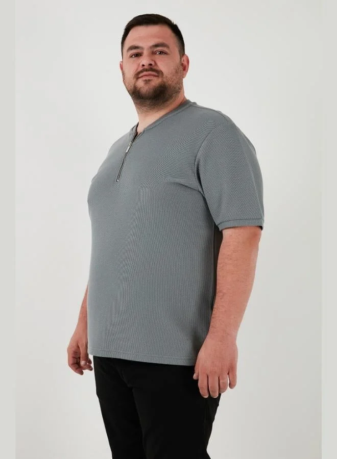Buratti  Buratti Plus Size Cotton Regular Fit T Shirt Men's T-Shirt 5902653B for Men | Best Price UAE