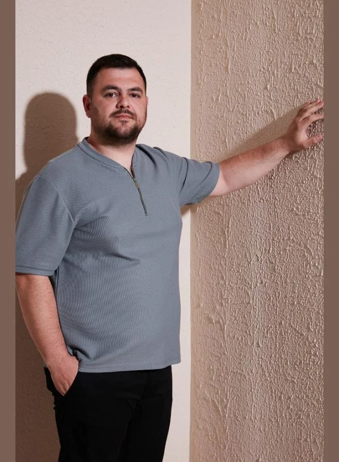 Buratti  Buratti Plus Size Cotton Regular Fit T Shirt Men's T-Shirt 5902653B for Men | Best Price UAE