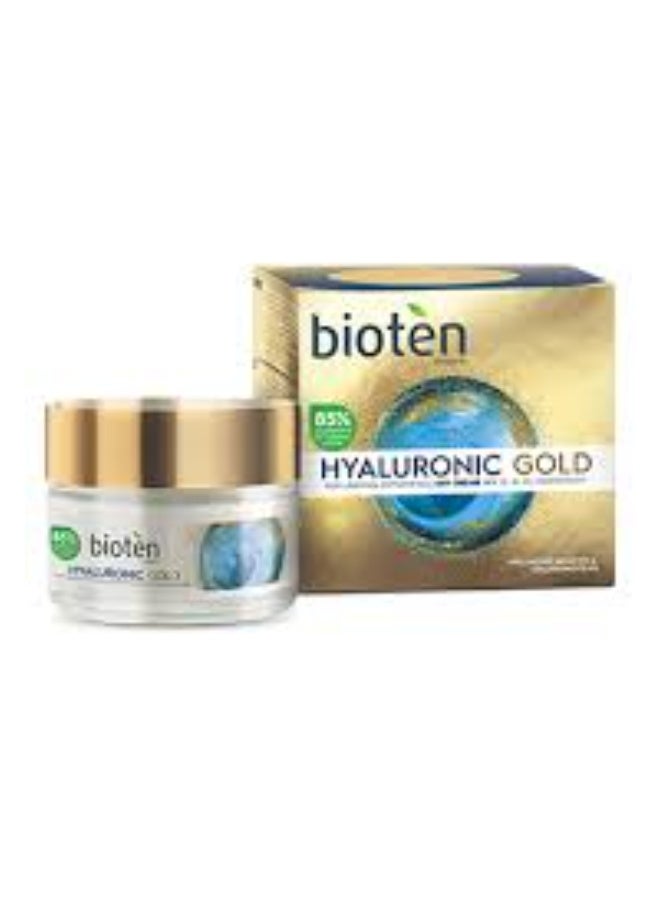 bioten Hyaluronic Gold Day Cream SPF10 50ml - Image 3