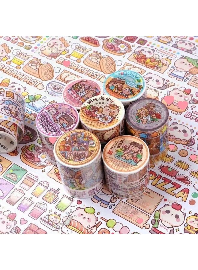 Bluejw New Small Potato Hand Account Sticker Tape Hand Account Book Suit Gift Box Toy Girl Gift Bag Full Set Of Free Matching - Image 3