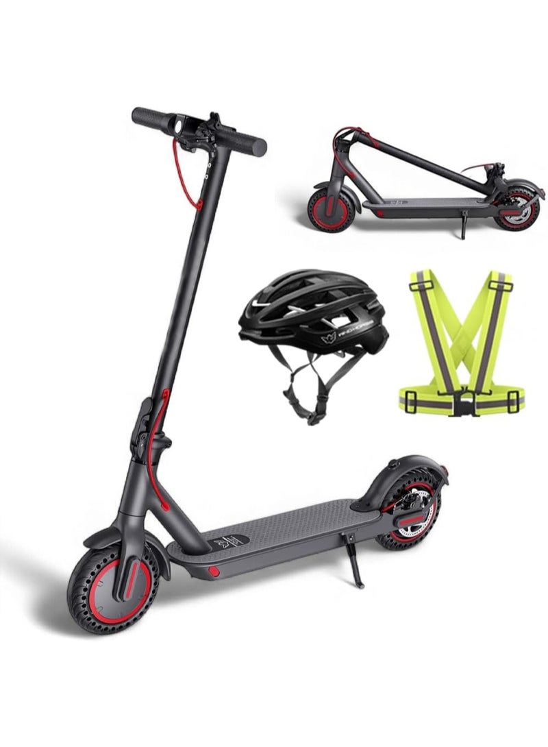 Foldable Electric Scooter for Adults – 25 km/h Max Speed, Up to 30 km Range, 250 W Motor, 36 V Smart Battery (42 V Max Charge), IP54 Waterproof, Lightweight 12 kg Body, Ideal for Daily Commuting – Includes Reflective Vest Gear, Bike Lock Cable & Helmet - Image 1