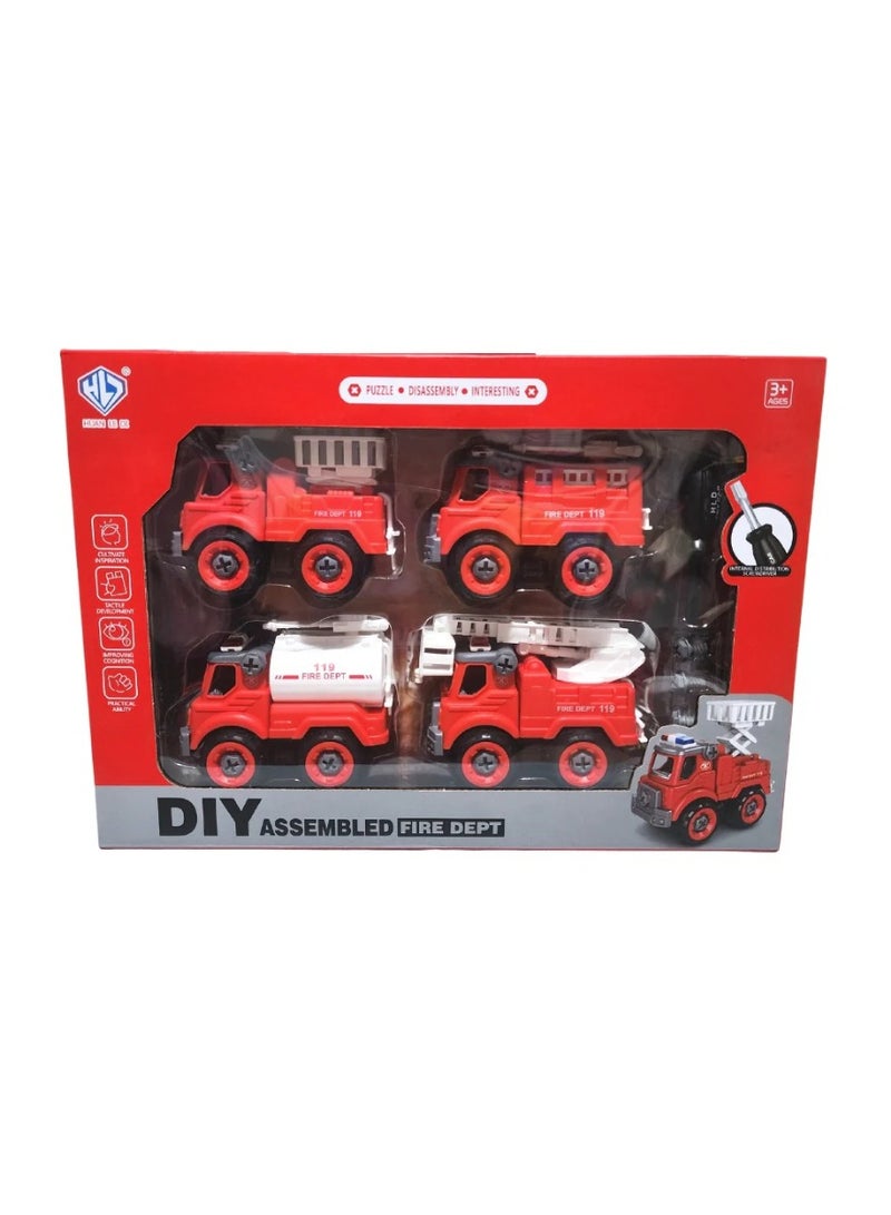 Fire Truck Construction Set for Kids  - Image 1