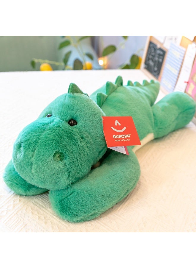 اورورا يمكن استخدام لعبة الديناصور المحشوة الخضراء من أورورا كوسادة نوم أو عناق، مما يجعلها هدية رائعة لأعياد الميلاد، أو عيد الحب، أو الهالوين للأصدقاء. - Image 2