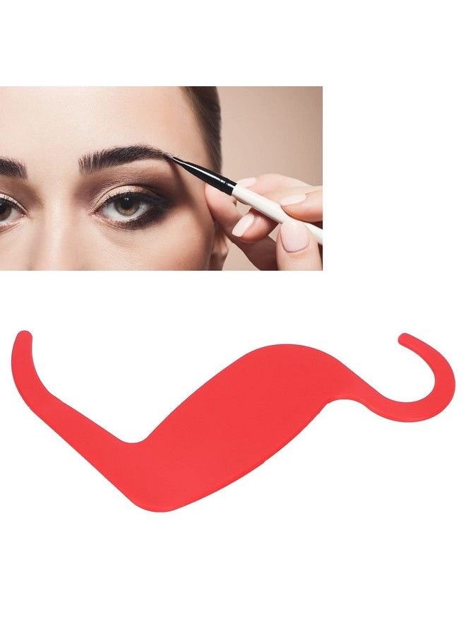 Sonew - Stencil for Makeup Brushes Set Face Make‑Up Stencils Nose Eyebrow Cheekbone Contour Stencils for Various Face Shapes(red) - Image 1