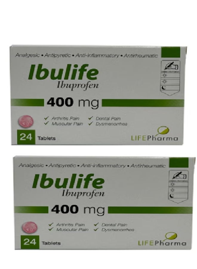 400mg Tablet 24’s Twin Pack