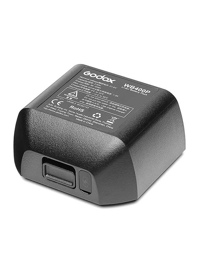Godox - GODOX WB400P for AD400 Pro Battery Replacement, 2600mAh 21.6V Li-ion Battery Pack AD400Pro Flash Strobe Speedlite Speedlight - Image 1
