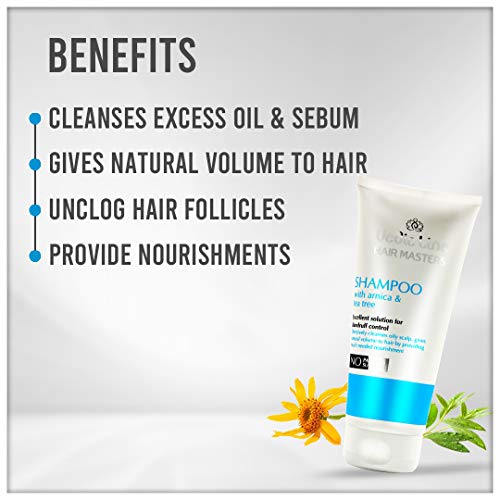 Vedic Line Vedicline Shampoo with Arnica and Tea Tree, Minimize Dandruff & Oily Scalp, Gives Natural Volume to Hair, 200ml - Image 5