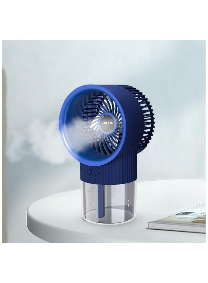 PROMASS Handheld Air cooler Portable Water Spray Mist Fan ice USB Rechargeable Mini Fan Cooling Air Conditioner Humidifier for Outdoor  - Image 2
