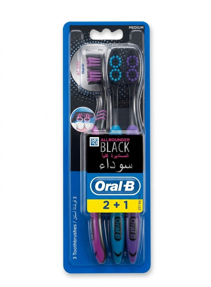 Oral-B Toothbrush 3 Pieces (Packaging may vary) - Image 1