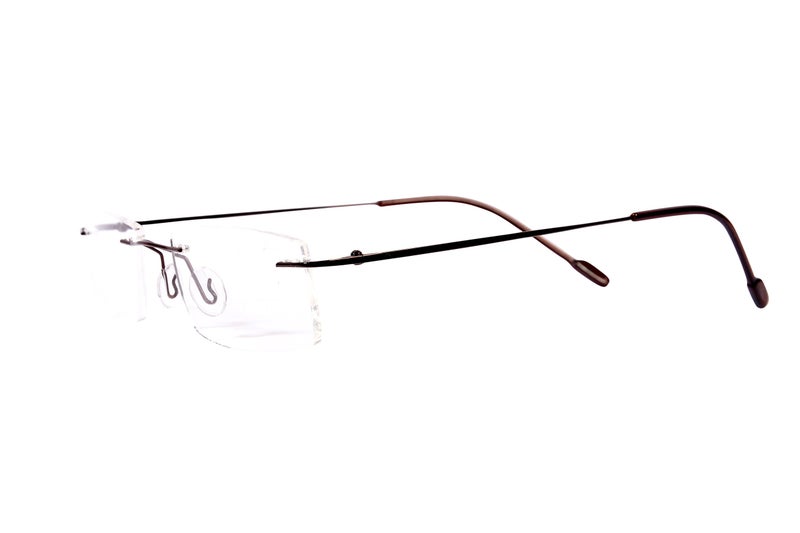 Redex Titanium Glasses Frame, Rimless Frameless Optical Eyewear Eyeglasses for Men and Women - Image 3