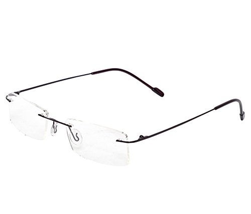 Redex Titanium Glasses Frame, Rimless Frameless Optical Eyewear Eyeglasses for Men and Women - Image 5