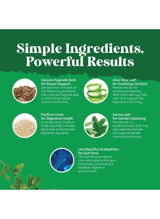 Natures Craft كبسولات ملين الأعشاب من ناتشرز كرافت مع البروبيوتيك لدعم نظام التخلص من السموم في القولون - Image 5