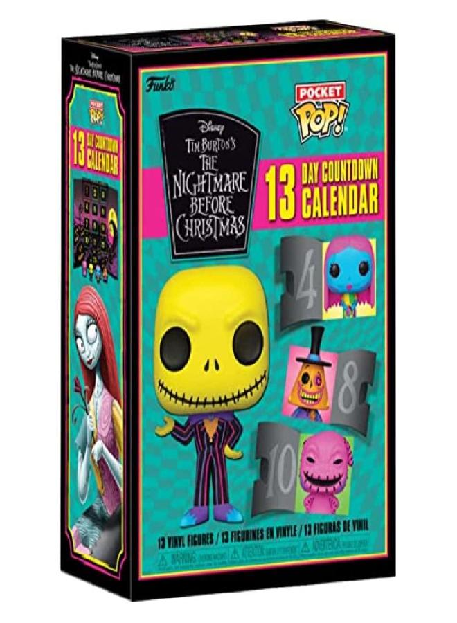 Funko Pop! Advent Calendar: 13 Days - The Nightmare Before Christmas (Blacklight), Multicolor, 63959 - Image 3