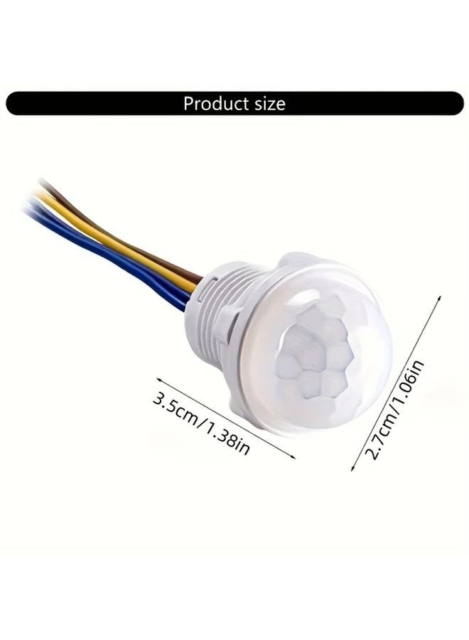 1pc Smart Light Switch PIR Motion Sensor Hardwired Automatic On Off Closet Pantry - Image 5