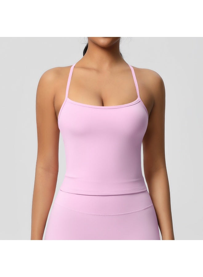 KUYING Beautiful Back Yoga Suit Quick Drying Top Running Sports Vest Slim Fit Fitness Suit Yoga Clothing Sportwear Woman Top - Image 1