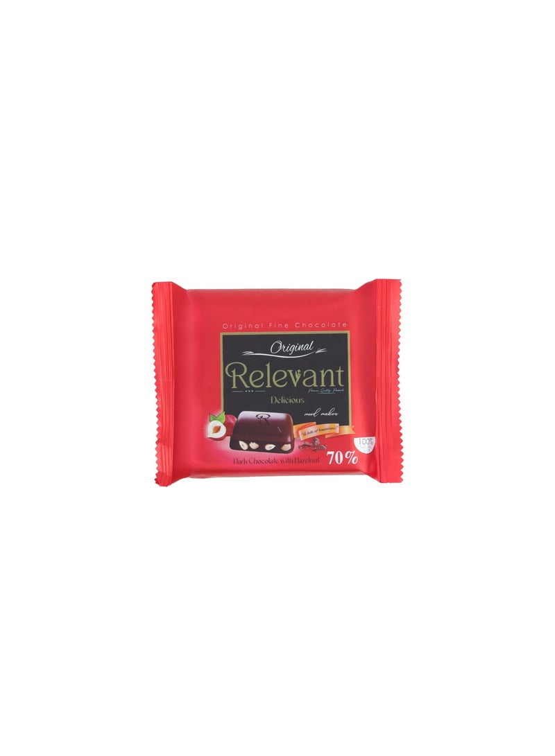 Relevant Delicious Dark Chocolate with Whole Hazelnuts - pack of 6 - Image 2