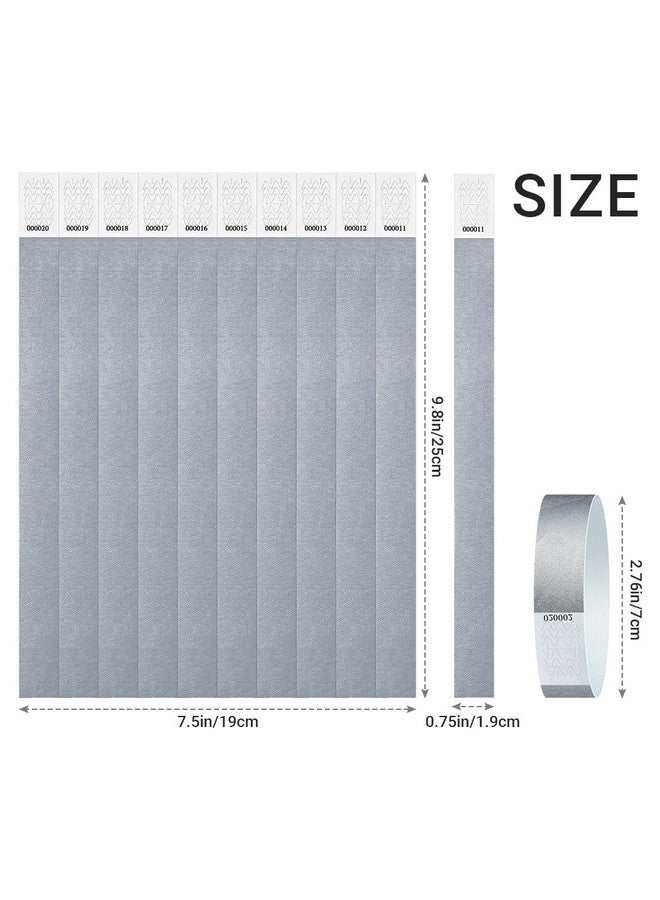 TsMADDTs Paper Wristbands For Events, 360Pcs Printable Wristbands Colored Adhesive Wrist Bands Waterproof Hand Bands For Events, Party, Vip Identification, 6 Colors - Image 2