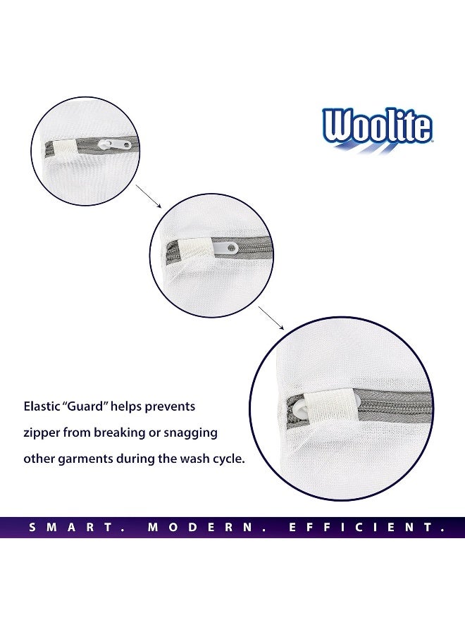 Woolite Laundry 360 4 Pack Active wear Wash Bag Set  Set includes 2 Large Bags and 2 Medium Bags  Protect Clothing  Laundry Accessories  Assorted Colors - Image 3