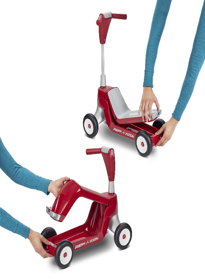Radio Flyer Scoot 2 Scooter, Toddler Scooter or Ride On, For Ages 1-4, Red Ride On Toy - Image 3