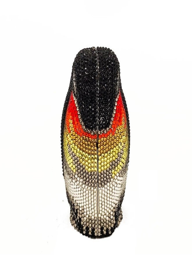GSYPS Rhinestone Penguin Evening Bags Sparkle Crystal Clutch Bling Animal Purse Lovely Party Wedding Handbag Black - Image 3