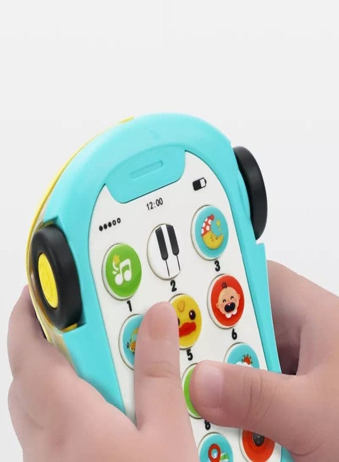 plutofit New Early Childhood Education Music Simulation Mini Transparent Mobile Phone Car Toy for Boy and Girl Gift - Image 3