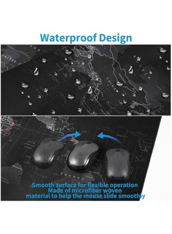 Large Gaming Mouse Map Pad 700×300×4MM ,with Non-Slip Base,Waterproof and Foldable Pad,Desktop Pad Suitable for Gamers, Suitable for Desktop, Office and Home - Image 4