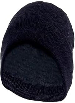 Generic Fur Lined Winter Hat - Black, One Size 
