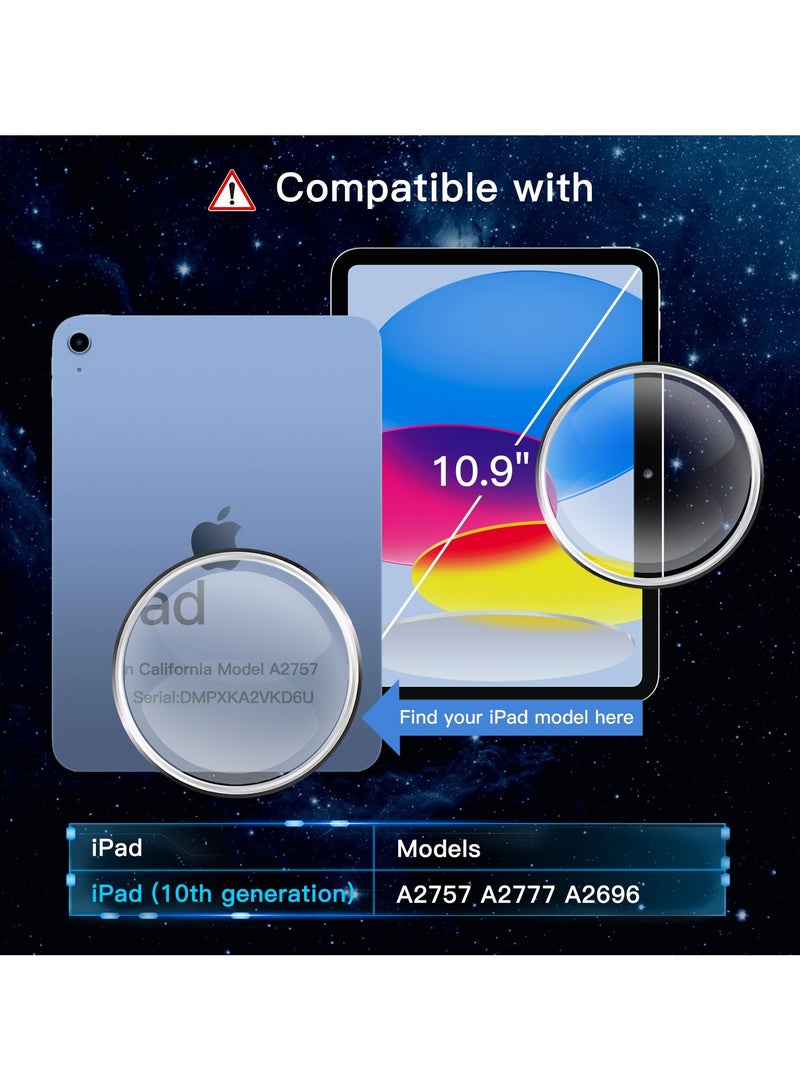 Jetech Screen Protector for iPad 10 (10.9-Inch, 2022 Model, 10th Generation) with Easy Installation Frame, Tempered Glass Film, HD Clear, 2-Pack - Image 2