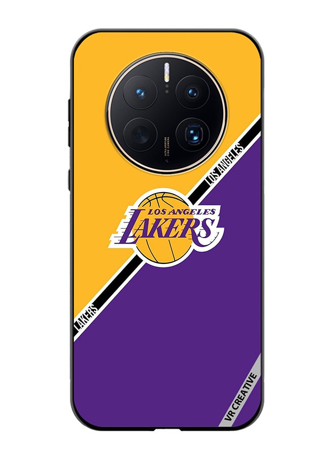VR CREATIVE Protective Case Cover For Huawei Mate 50 Pro Los Angeles Lakers Design Multicolour - Image 1