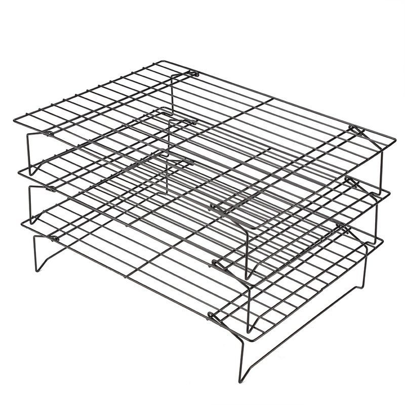 Carbon Steel Cooling Rack Nonstick Cooking Grill Tray For Biscuit / Cake / Bread - Image 3