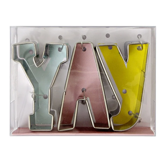 Meri Meri Yay Cookie Cutters