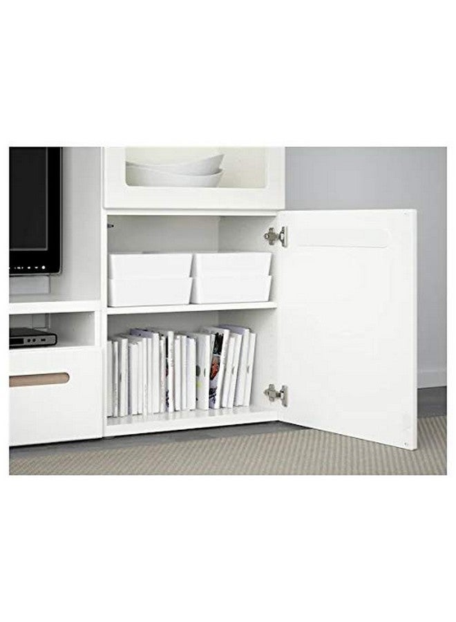 NT-STAR Box with lid, 18x26x8 cm,PET Plastic 50% recycled (White) - Image 3