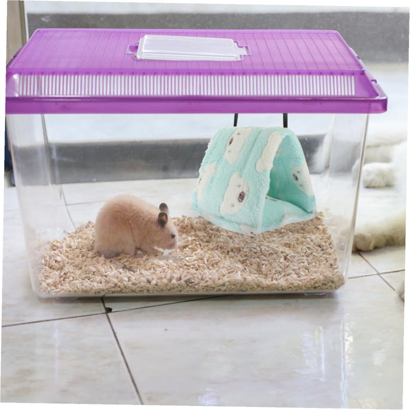 Soft Cotton Hamster Bed Cozy Winter Hideaway Small Animal Sleeping Nest for Guinea Pigs Squirrels - Image 3