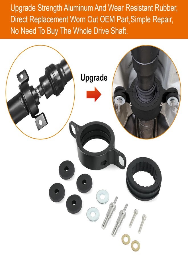 Camotokiit Upgrade CHR03A0 Driveshaft Center Support Carrier Bearing Compatible with Dodge WD Durango,Jeep WK2 Grand Cherokee 2011-2023 Replace 52853646AE 52853646AC 52853646AF Black - Image 4