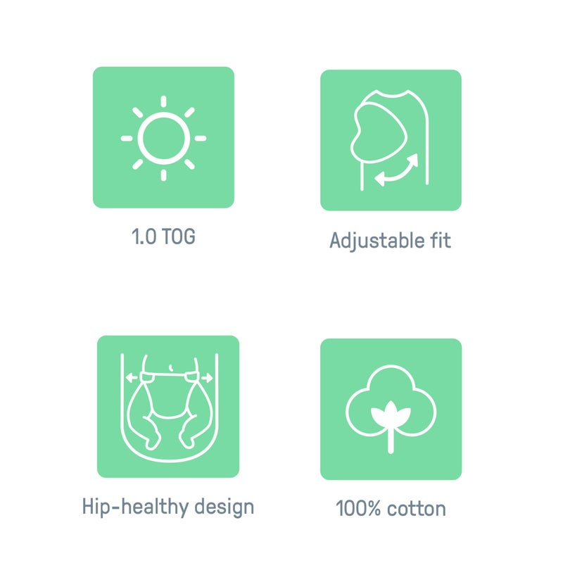 SwaddleMe by Ingenuity Monogram Collection Baby Swaddle, 100% Cotton, Improves Sleep & Calms Startle Reflex, 0-3 Months, Pocket Fold Design for Easy Changes, 1.0 TOG, 3-Pack - Elephant Dance - Image 3