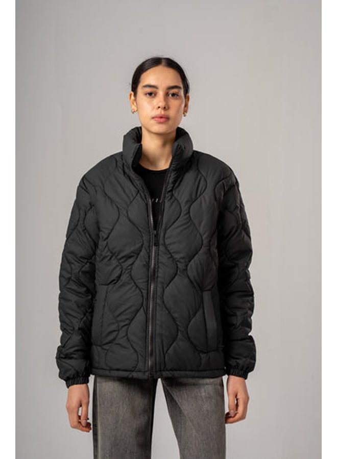 ASTK High Neck Puffer Jacket - Image 1