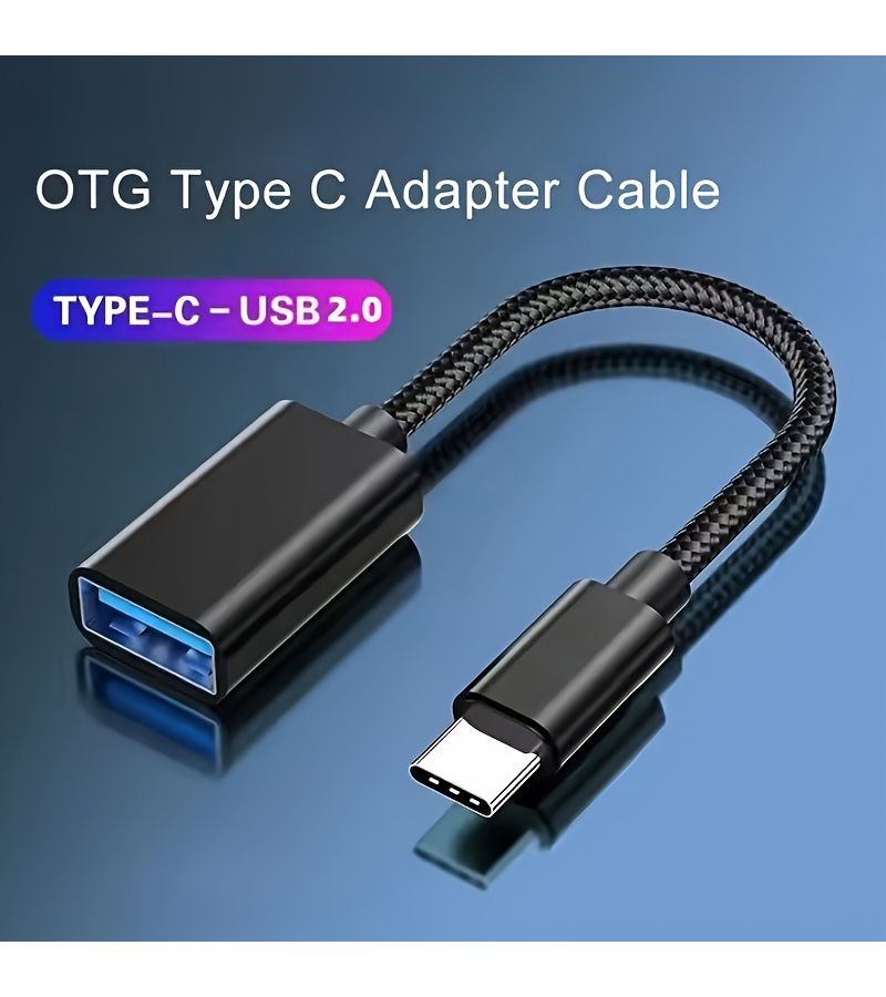 5 قطع كابل محول USB-C OTG من نوع C ذكر إلى USB 2.0 أنثى للهاتف المحمول والكمبيوتر المحمول - Image 3