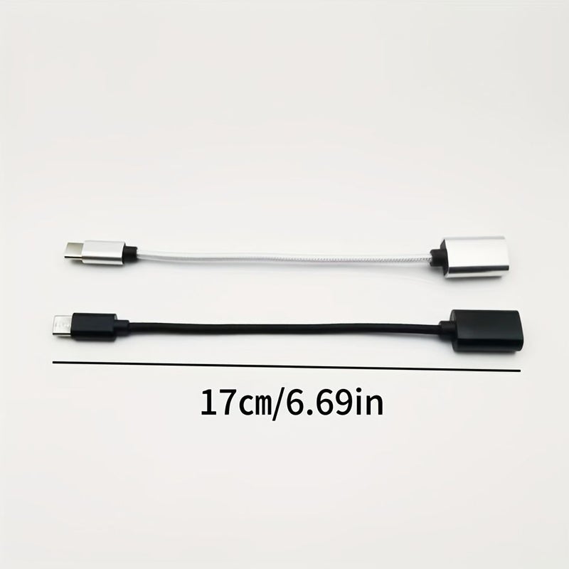 5 قطع كابل محول USB-C OTG من نوع C ذكر إلى USB 2.0 أنثى للهاتف المحمول والكمبيوتر المحمول - Image 5