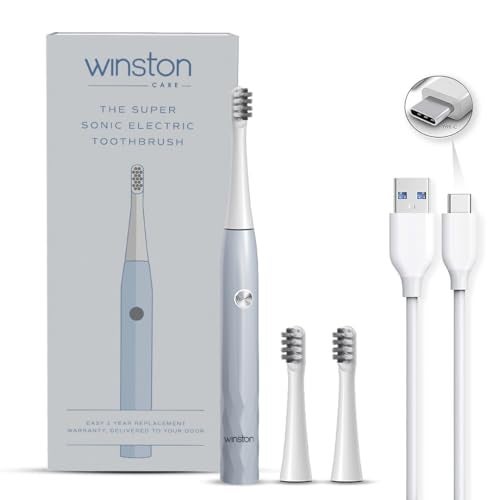 Winston Rechargeable Super Sonic Electric Toothbrush High-frequency Vibration 3-Cleaning Modes with upto 30 Day -IPX7 Waterproof - Image 1