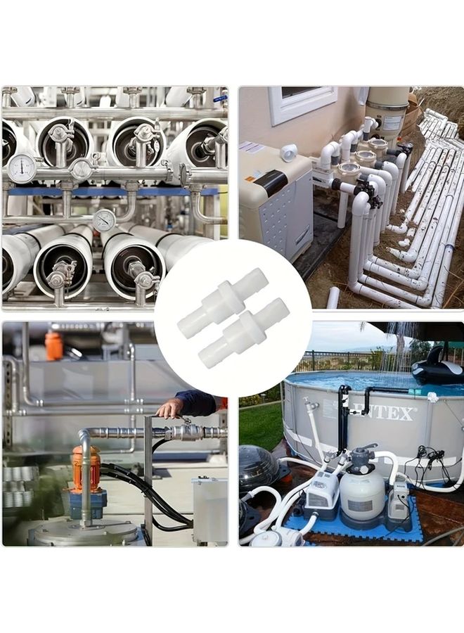 Upgraded 2pcs White 1 2 Inch One Way Check Valve Odor Proof Plastic Fuel Water Pump Air Stop Valve - Image 5