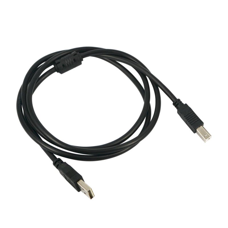 ثابت ومنقول كابل هومويويو للطابعات USB 2.0 بطول 1.5 متر، أسود، من نوع أيه ماجنول إلى نوع بي ماجنول مغلق ومفتوح بناء بسيط مطور مواد خفيفة مطورة تركيب عالمي بسيط معدن معالج ضد الصدأ - Image 3