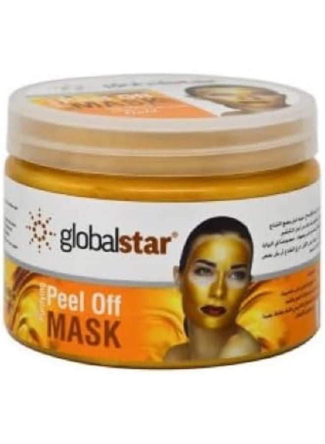 جلوبال ستار قناع للوجه من جلوبال ستار , 350 مل (الذهب لمزيد من النضارة والحيوية)