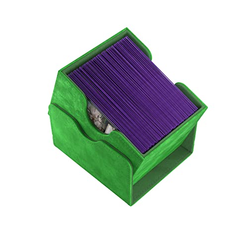 GameGenic Deck Box – Sidekick XL Green 100CT – Durable and Sturdy TCG, OCG, CCG Card Storage – Compatible with Pokemon, Yugioh, Commander, and MTG Magic: The Gathering Cards - Image 3
