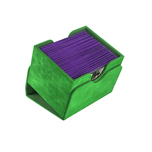 GameGenic Deck Box – Sidekick XL Green 100CT – Durable and Sturdy TCG, OCG, CCG Card Storage – Compatible with Pokemon, Yugioh, Commander, and MTG Magic: The Gathering Cards - Image 4