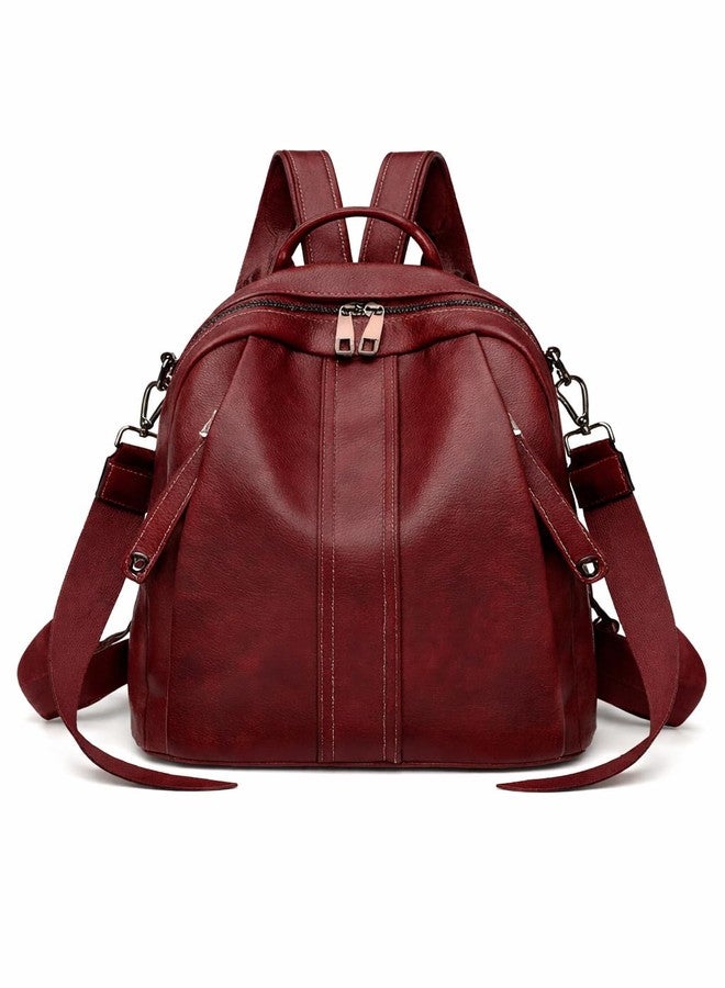 MUCHOVA Stylish Women Backpack | Lightweight Casual College Backpack | Spacious Multi-Pocket Backpack for Office Travel & College (Marron) - Image 2